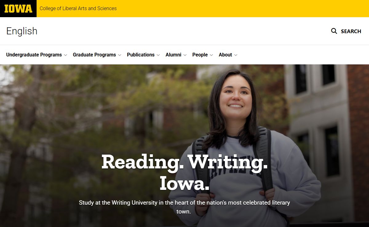 English | College of Liberal Arts and Sciences | The University of Iowa