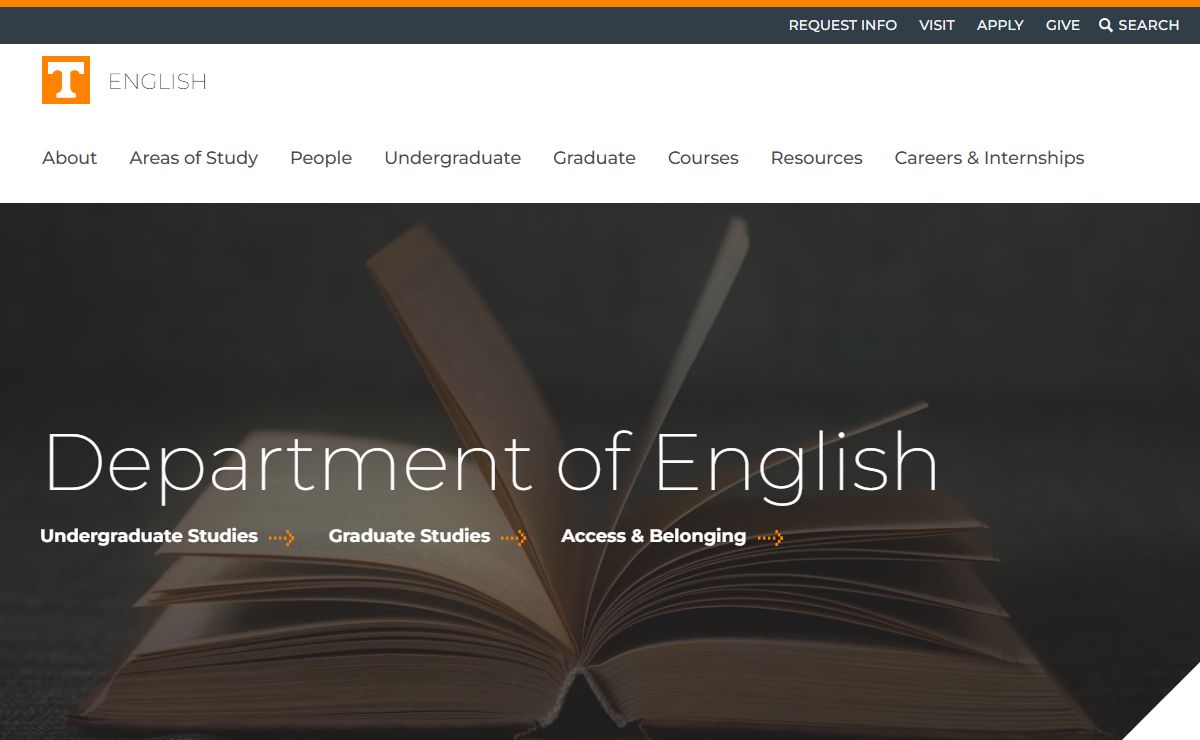 UT English Department - English