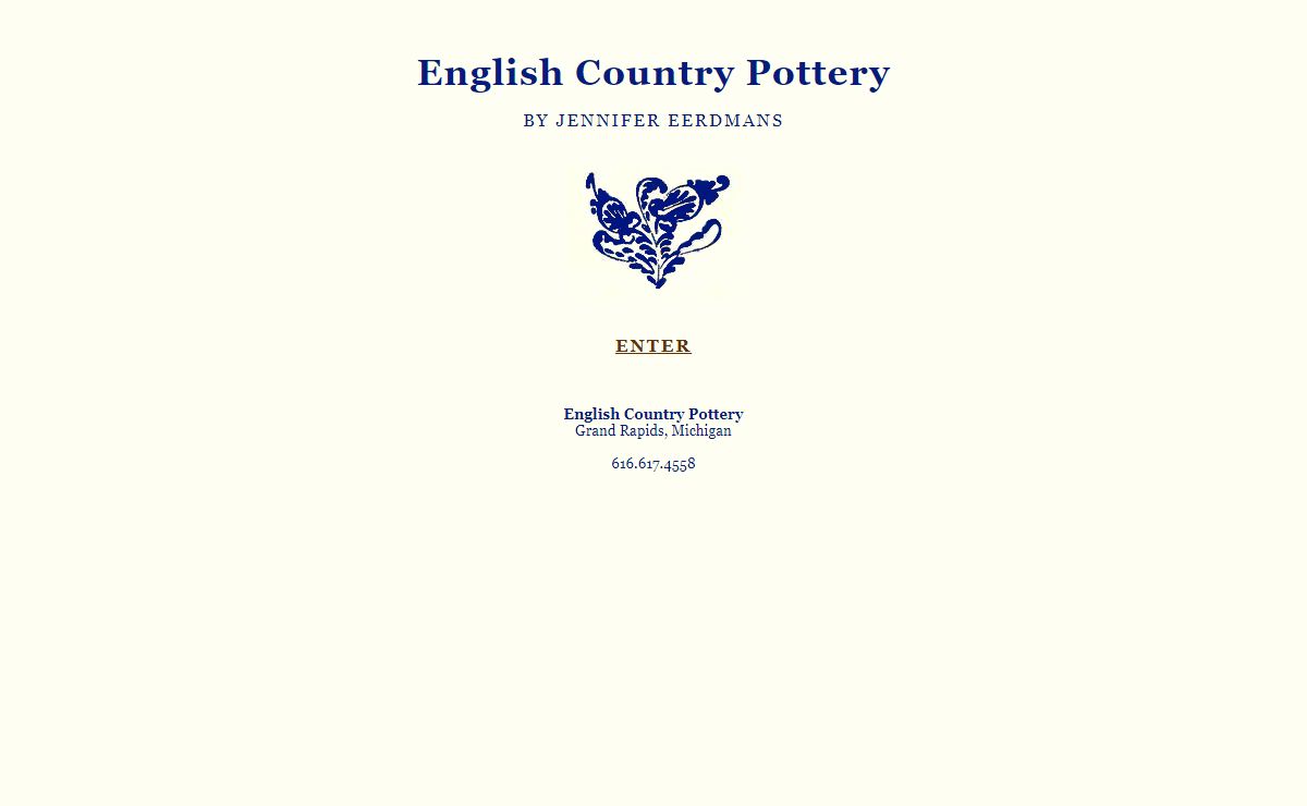 English Country Pottery