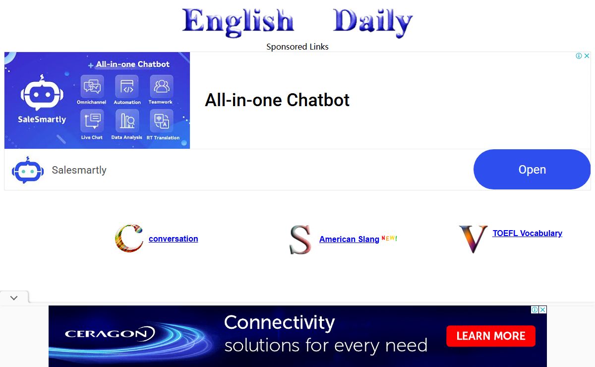 English Daily - Learn American idioms, English conversation
