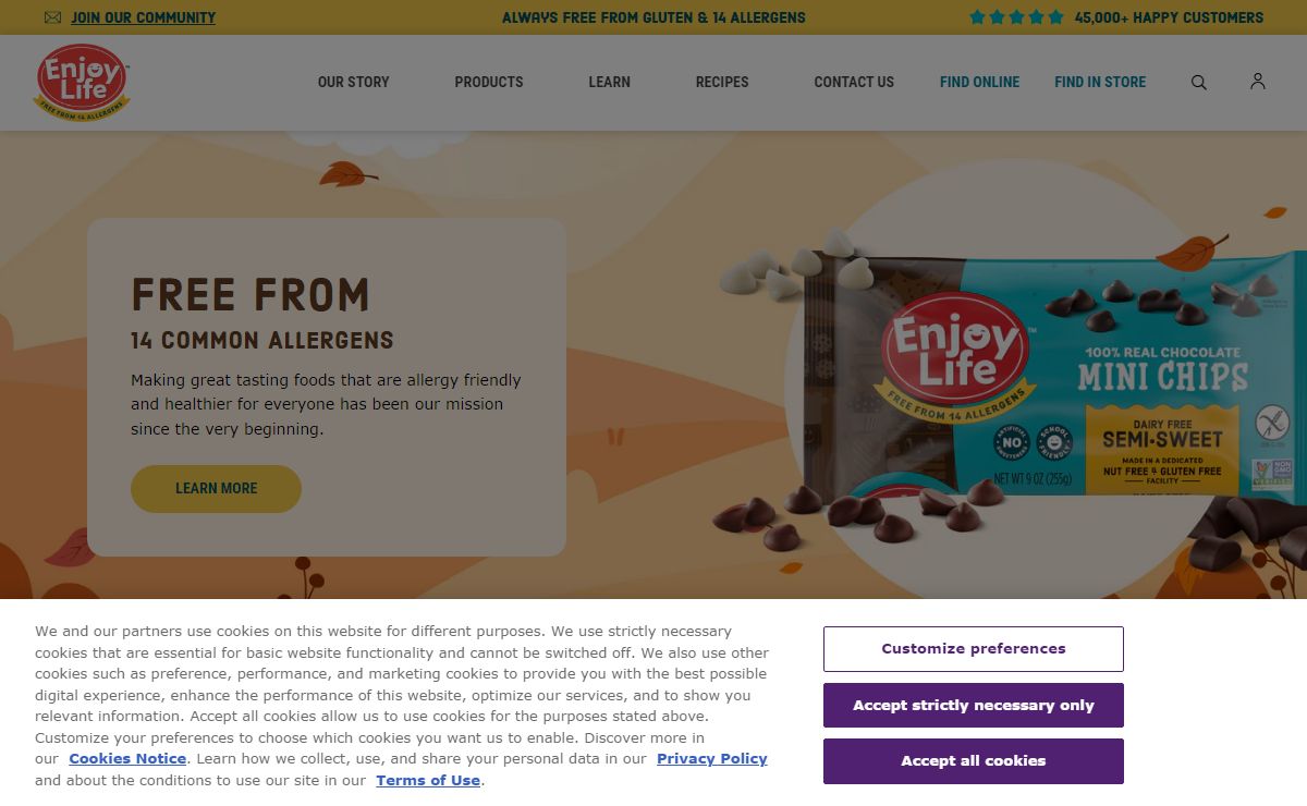 Eat Freely - Enjoy Life Foods® | Allergy Friendly & Gluten-Free‎