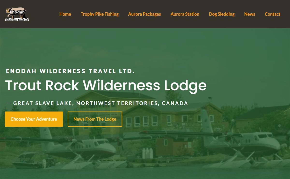 Enodah Wilderness Travel Ltd. - Trout Rock Lodge and Enodah Kennels