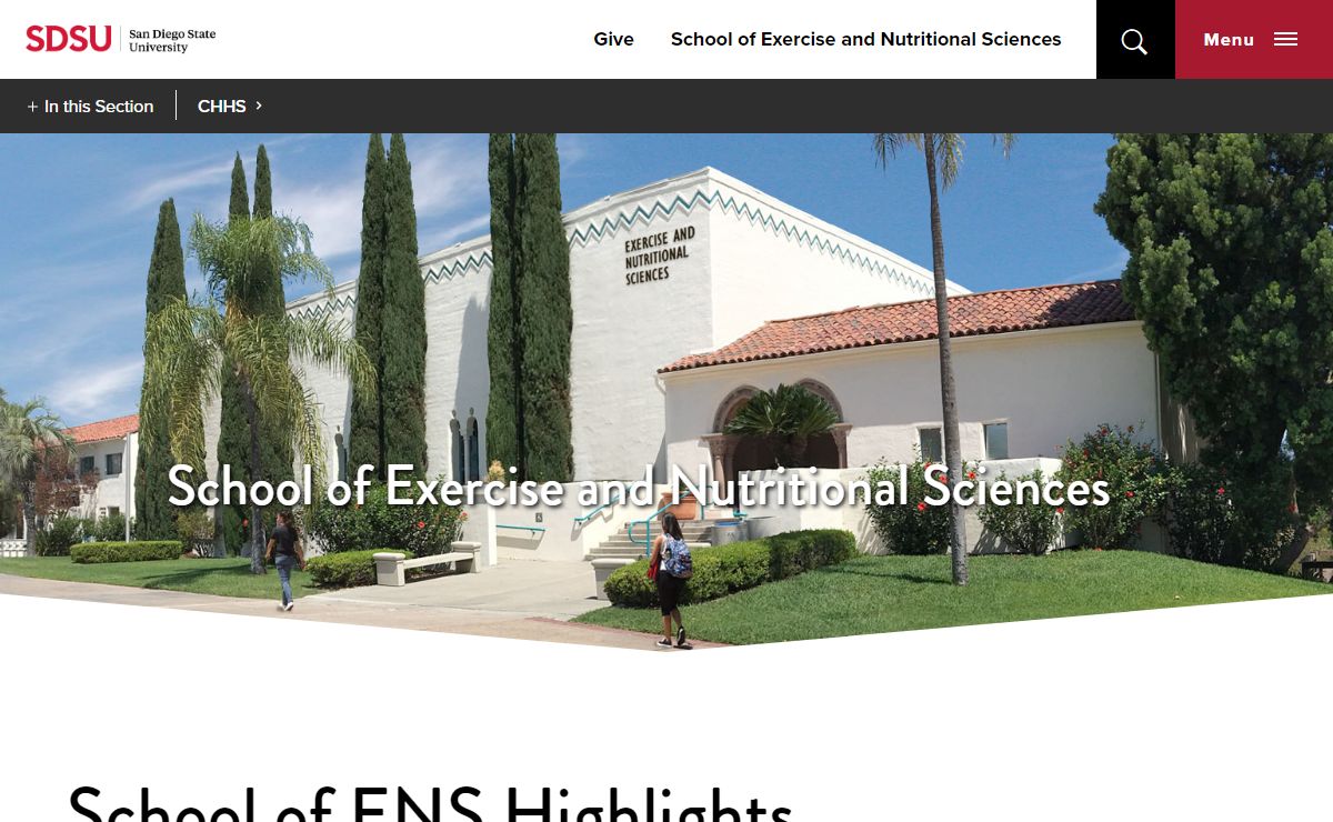 SDSU School of Exercise & Nutritional Sciences | SDSU