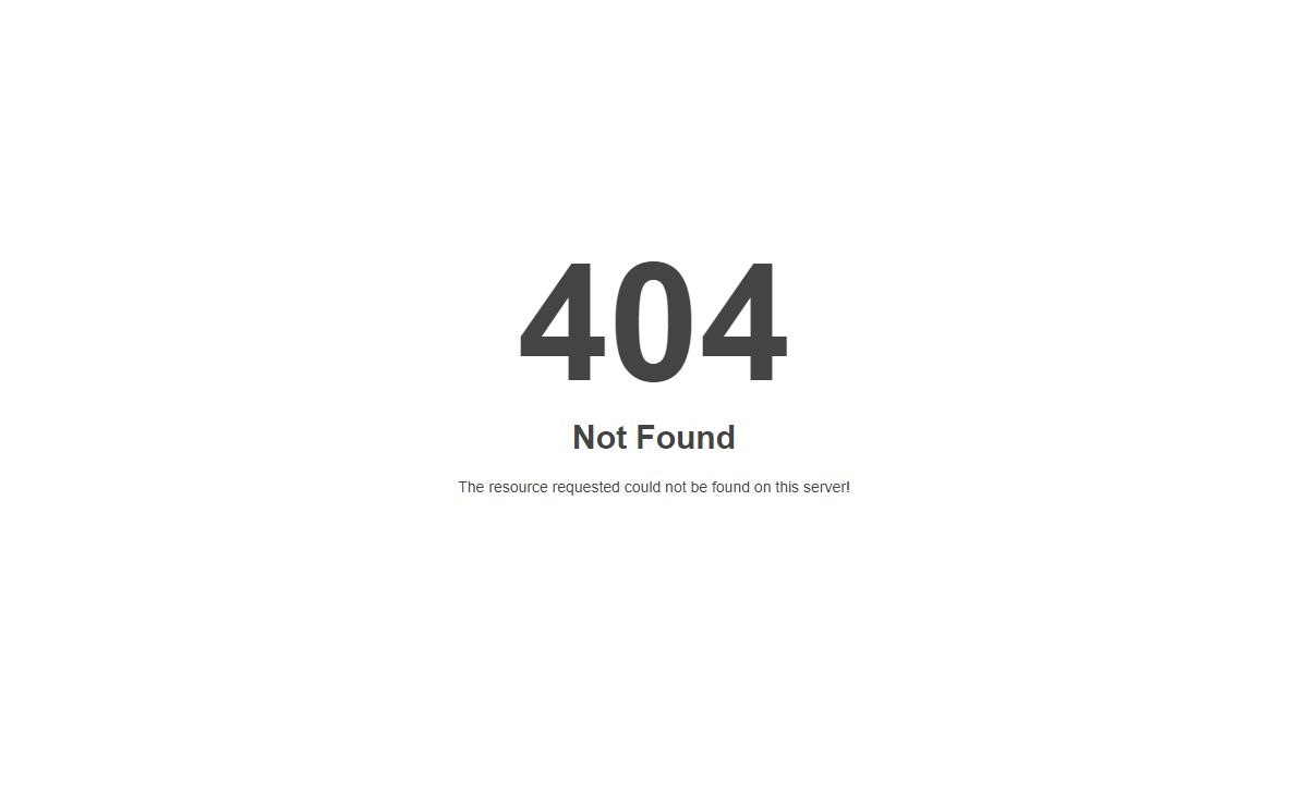 404 Not Found