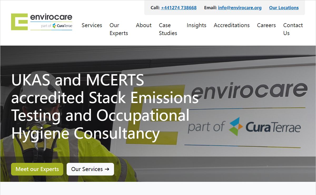 Envirocare | Stack Emissions Testing & Occupational Hygiene