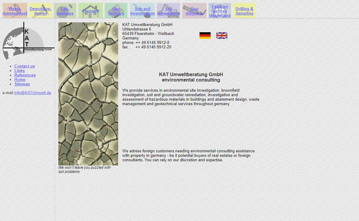 KAT Umweltberatung GmbH - Our Website