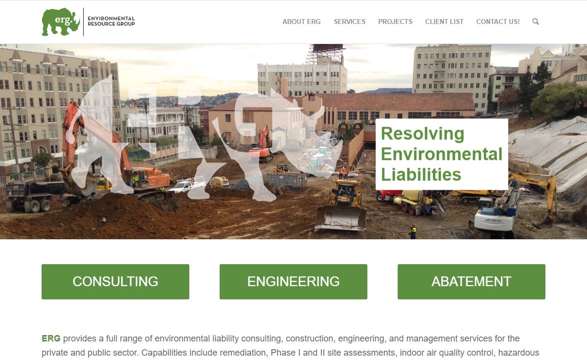 ERG – Environmental Consulting and Construction Services