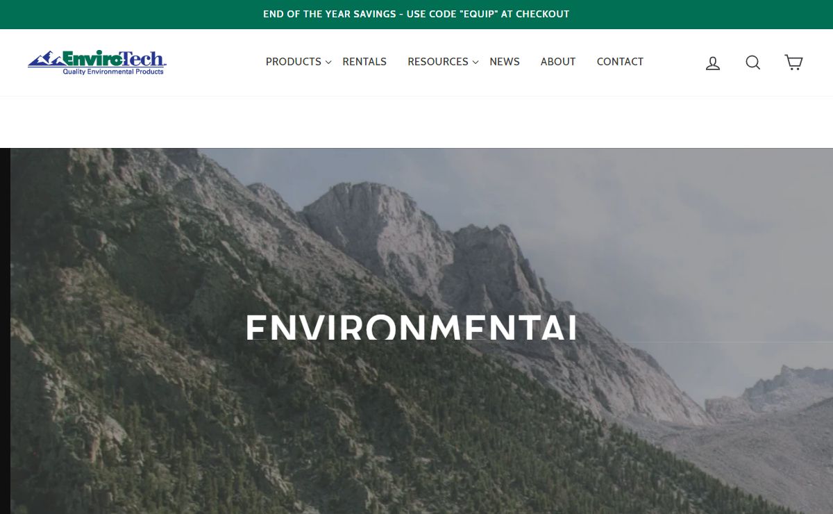 Environmental Equipment Rentals & Environmental Products – EnviroTech Services
