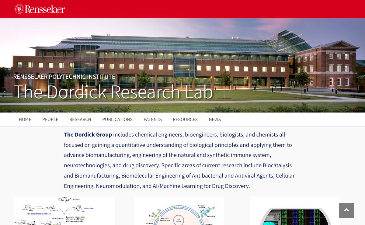 The Dordick Research Lab | Rensselaer Polytechnic Institute