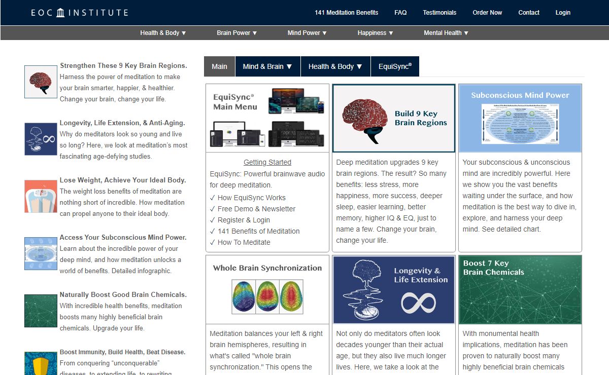 EOC Institute – Powerful Brainwave Audio For Deep Meditation