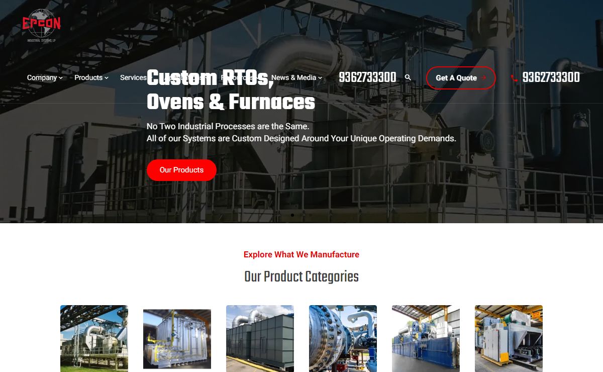 Custom RTOs, Ovens & Furnaces | Epcon Industrial Systems