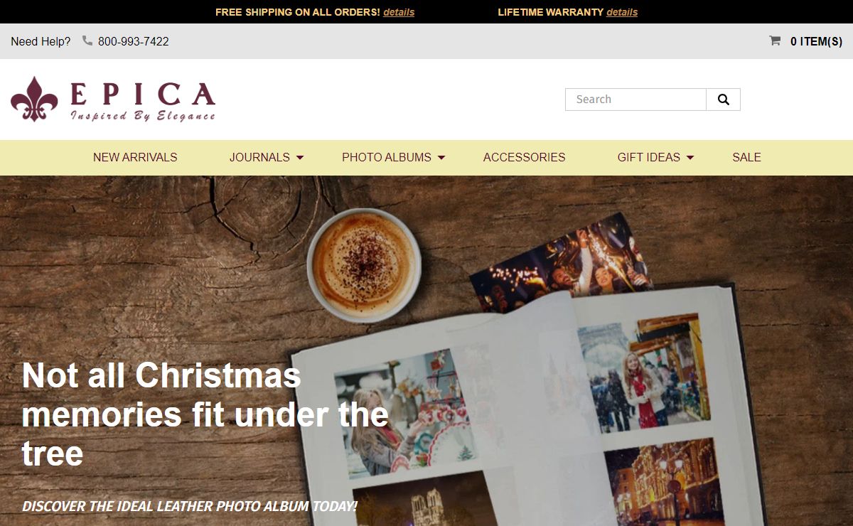 Handmade Italian Leather Journals & Leather Photo Albums | Epica