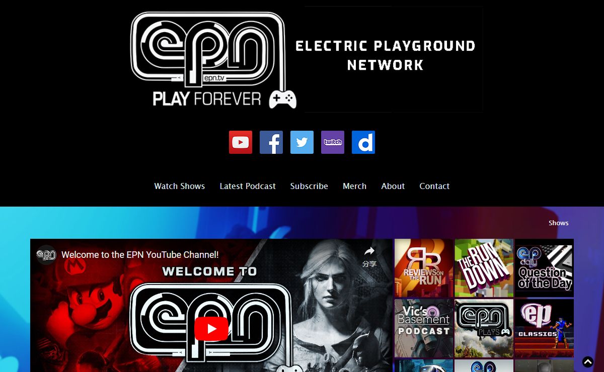 The Electric Playground Network | EPN