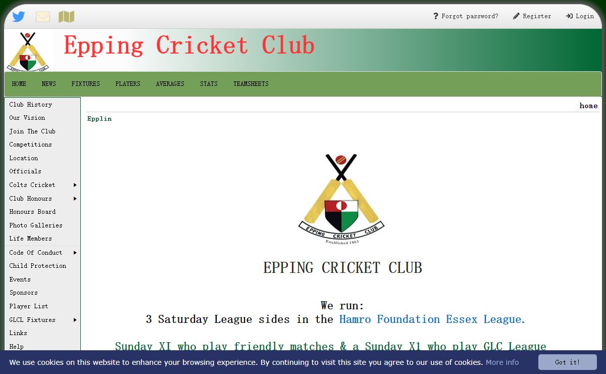 Epping Cricket Club : home