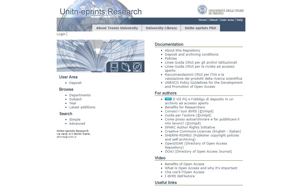 Unitn Eprints Research