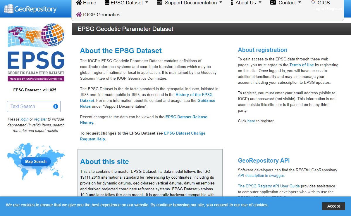 EPSG Geodetic Parameter Dataset