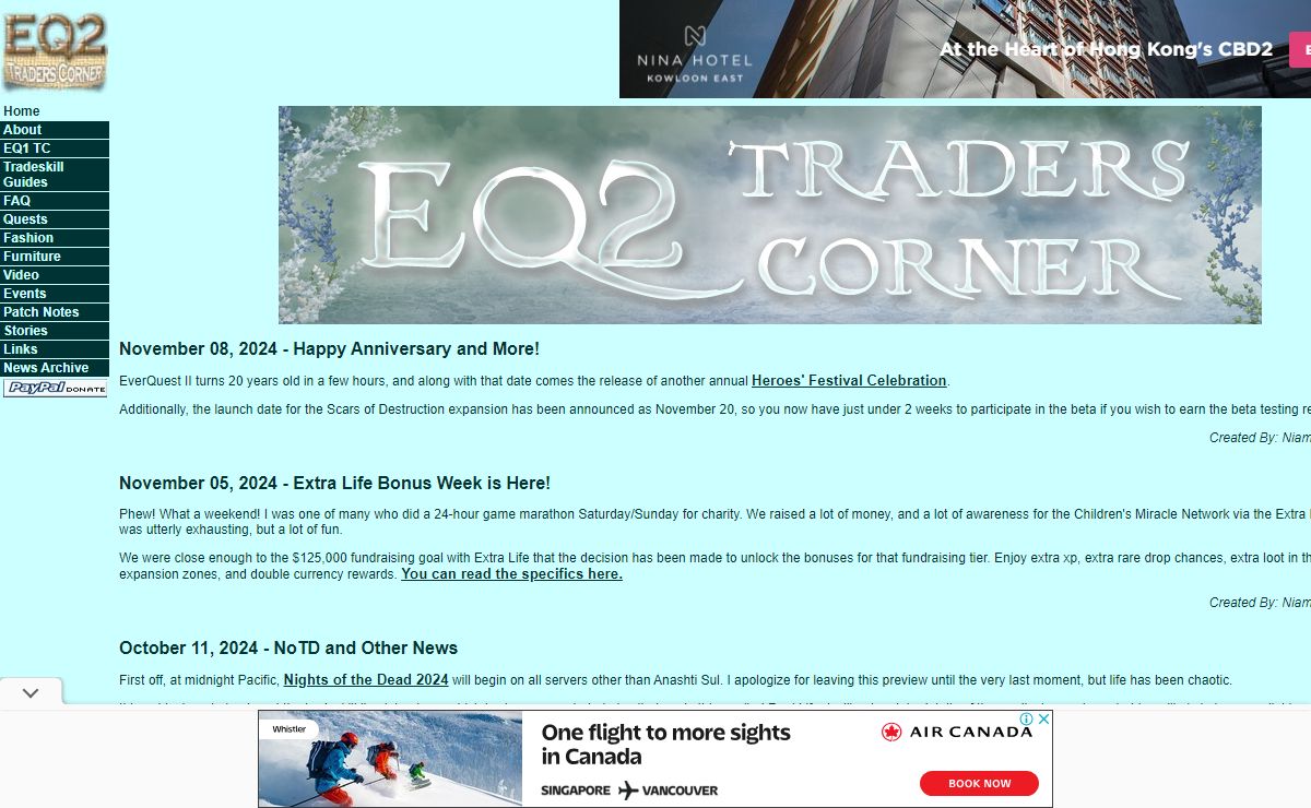 EQ2 Traders Corner