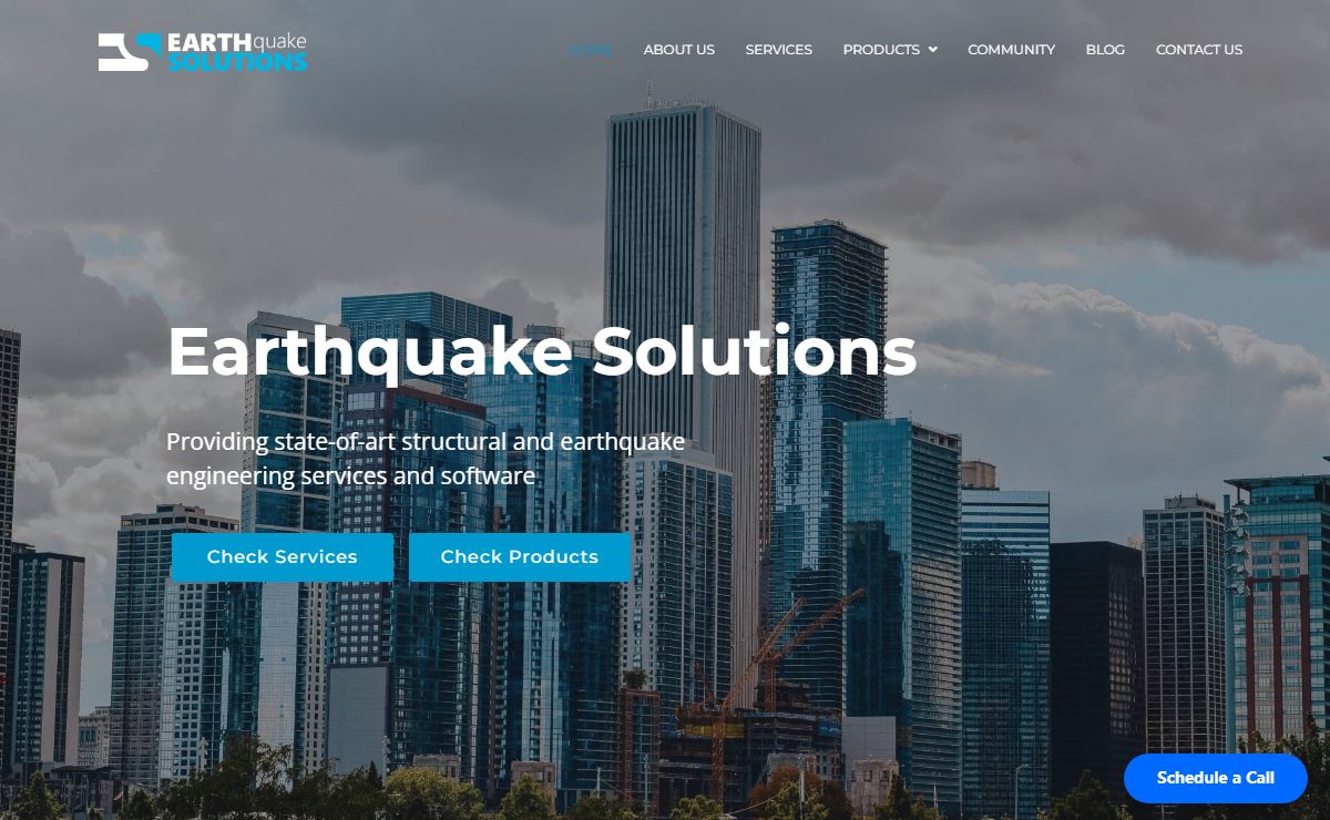 Earthquake Solutions State-of-Art Structural and Earthquake Engineering Services and Software - Earthquake Solutions