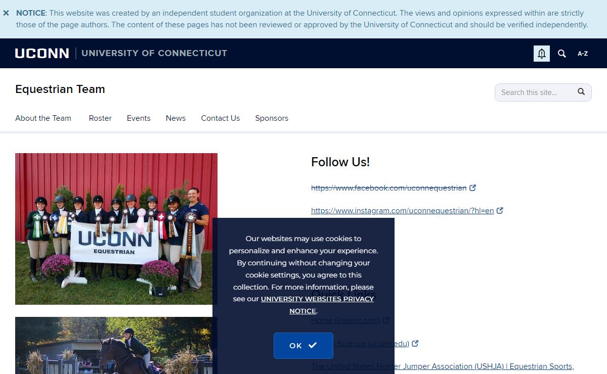 Home | Equestrian Team