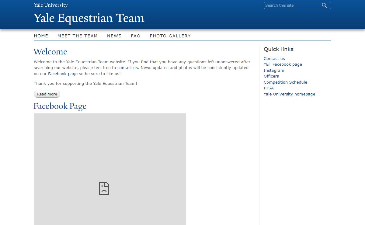 Yale Equestrian Team