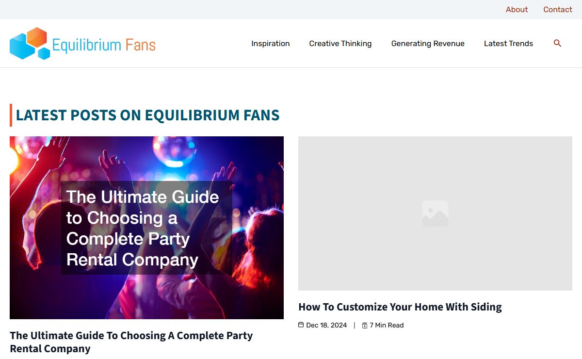 Equilibrium Fans | Creativity At Your Fingertips