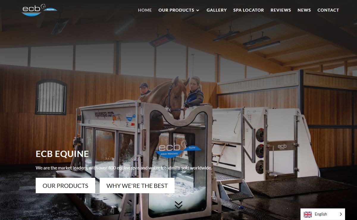 ECB Equine Spas: High-quality Horse Spa & Aqua Treadmills
