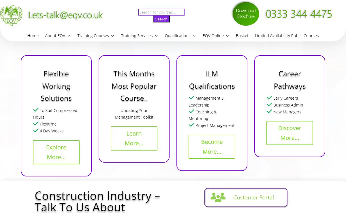 EQV (UK) Ltd | EQV Training