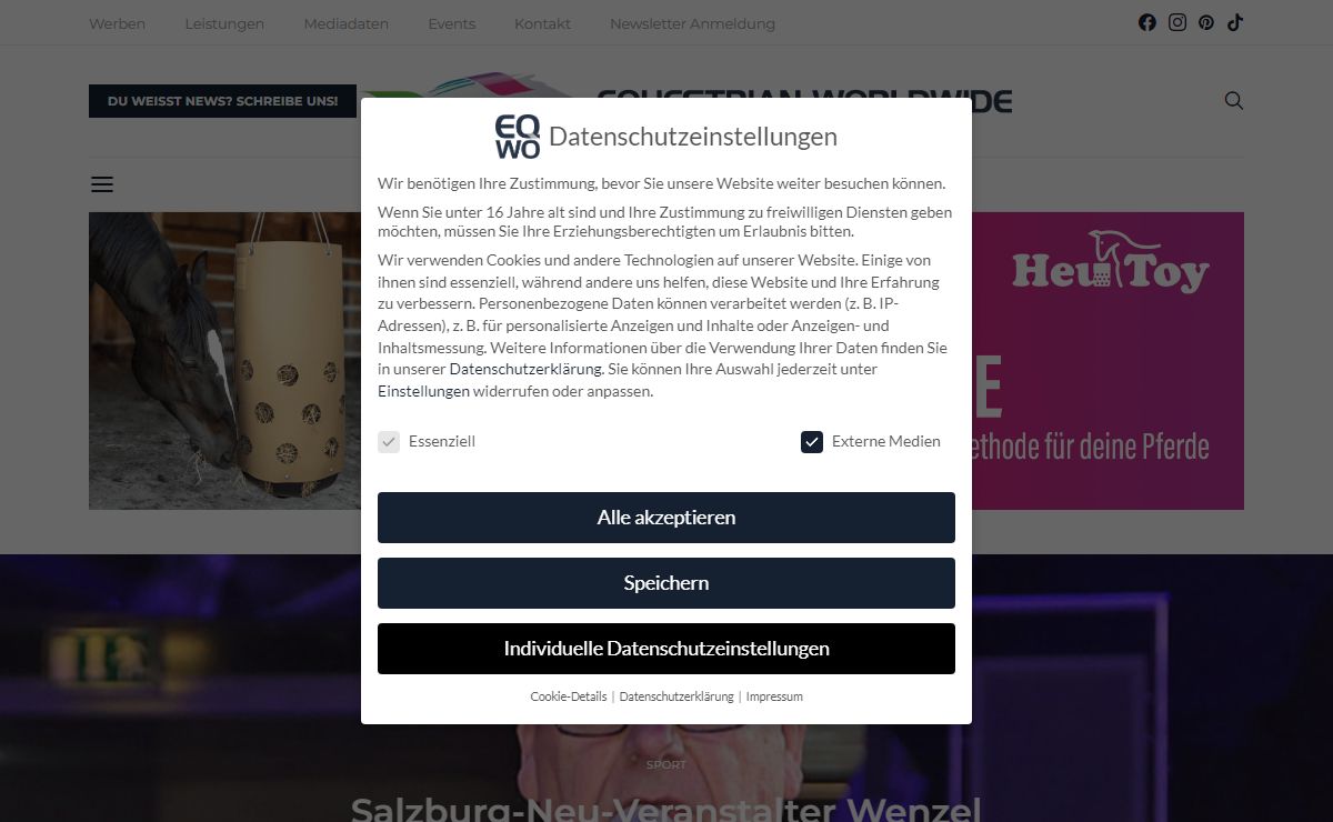 Equestrian Worldwide | Pferdesport weltweit | EQWO.net