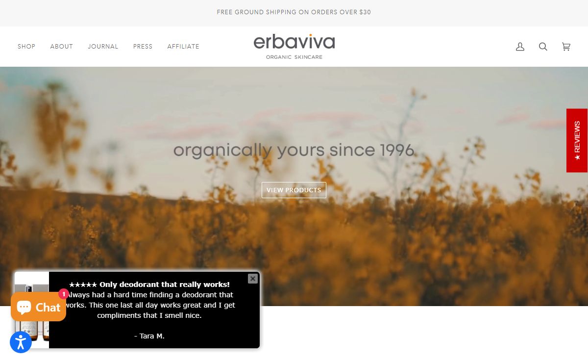 Erbaviva | USDA Certified Organic Skin Care for Every Body