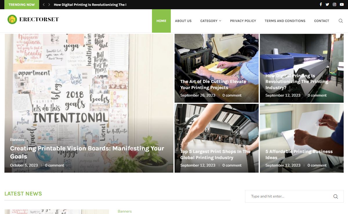 Erectorset - Printing Solutions For Every Business, Tailored To Your Needs By Our Blog Solution.