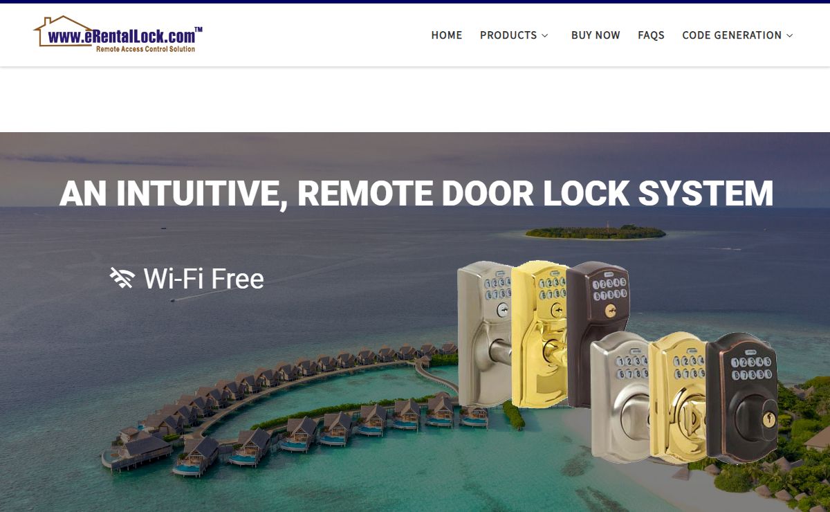 Home - eRentalLock | Remote Access Control Solution