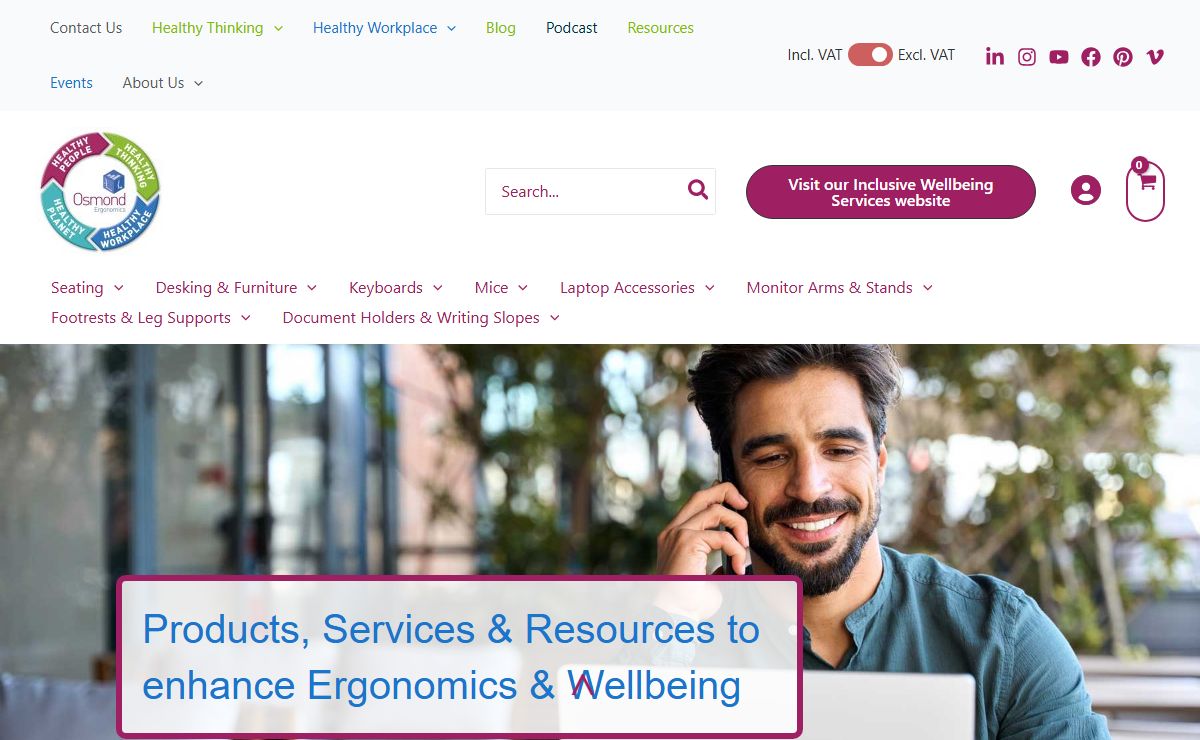 Homepage - Osmond Ergonomics