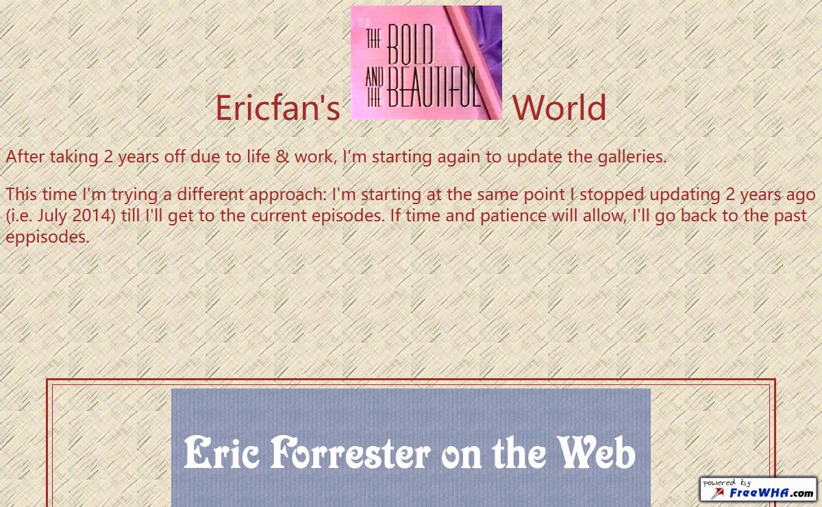 Ericfan's B&B World