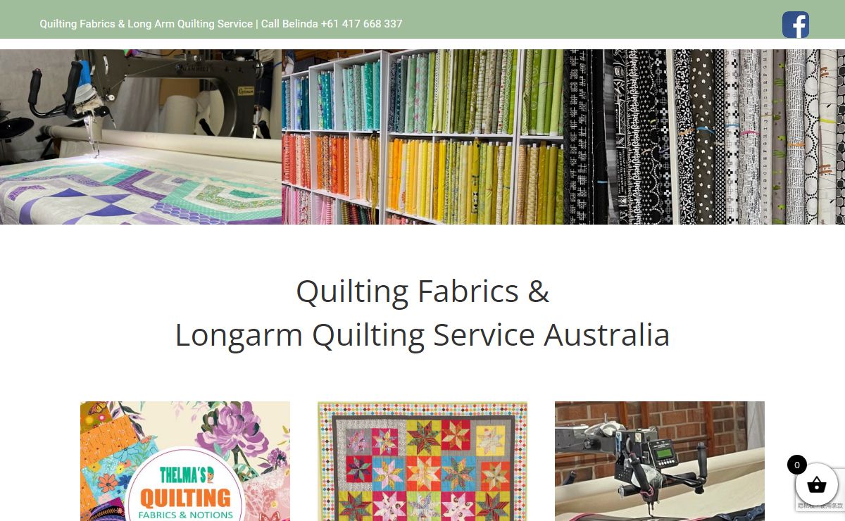 Quilting Fabrics and Longarm Quilting Service Australia - Eucalypt Ridge Quilting Service