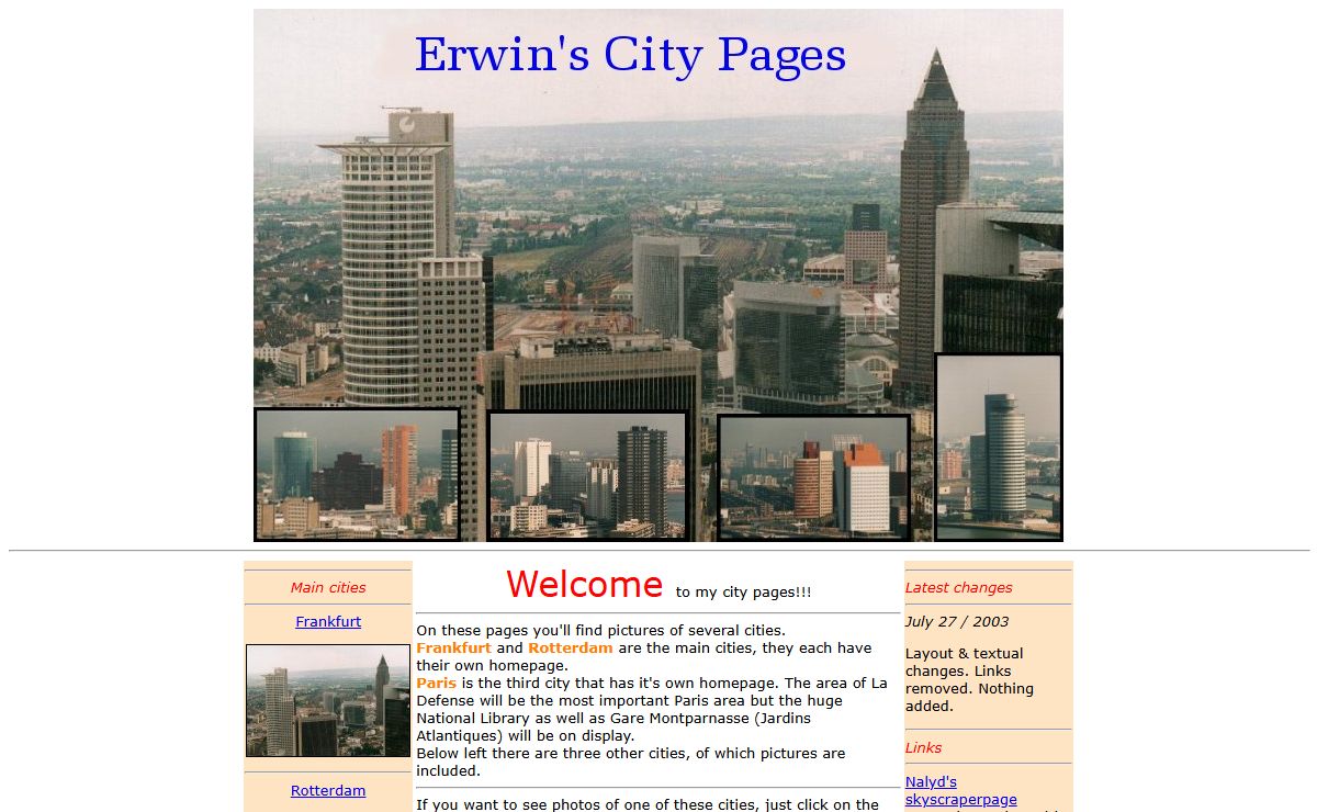 Erwin's City Pages