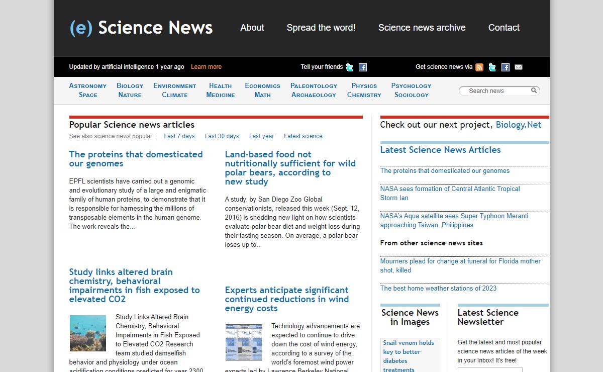(e) Science News | Latest science news articles