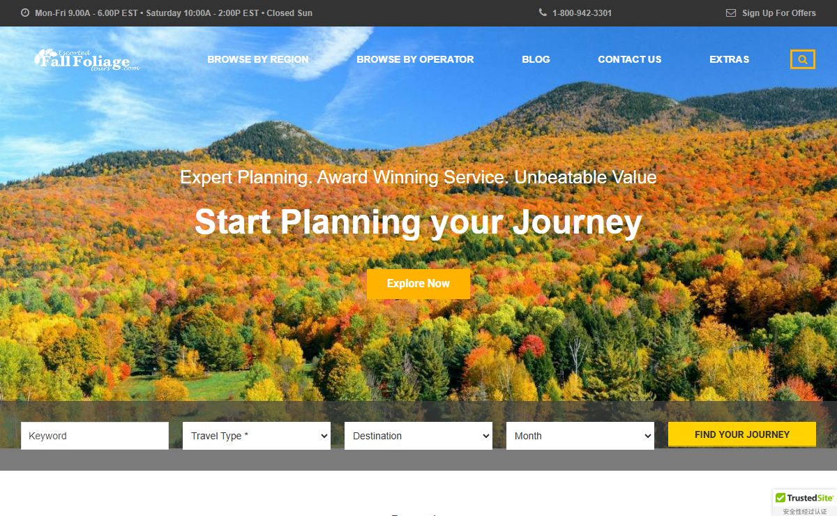 New England Fall Foliage Tours 2024 & Travel
