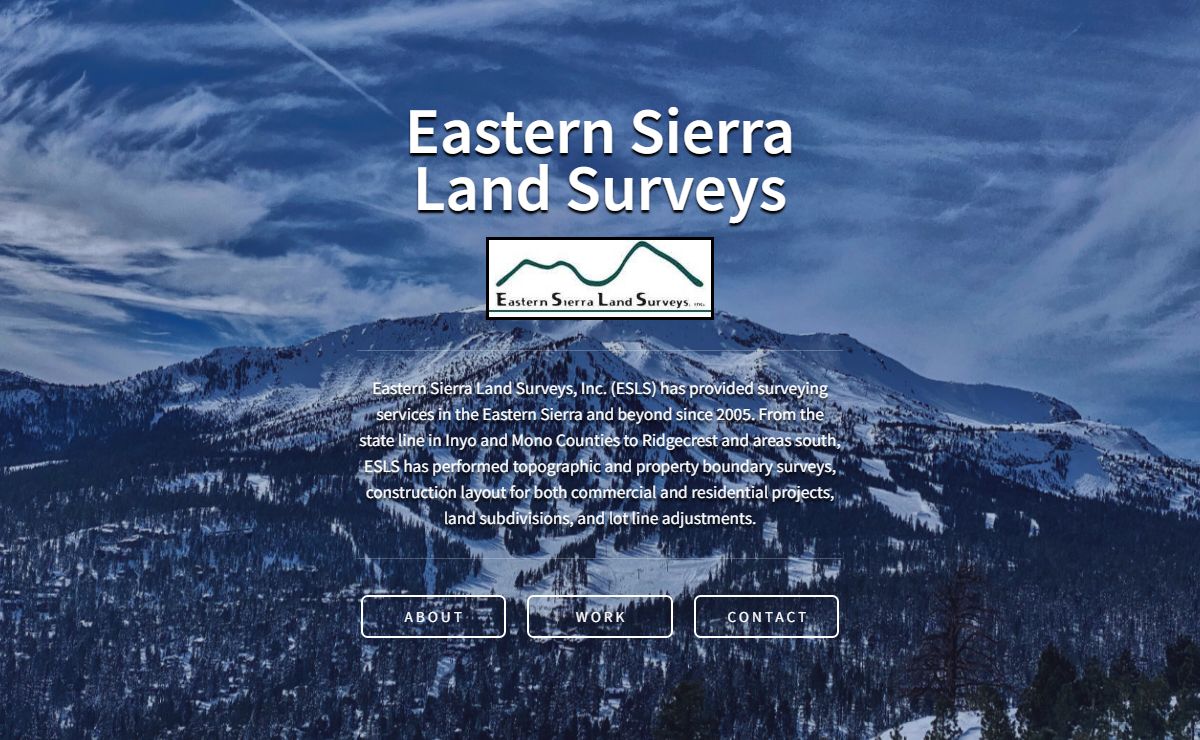 Eastern Sierra Land Surveys