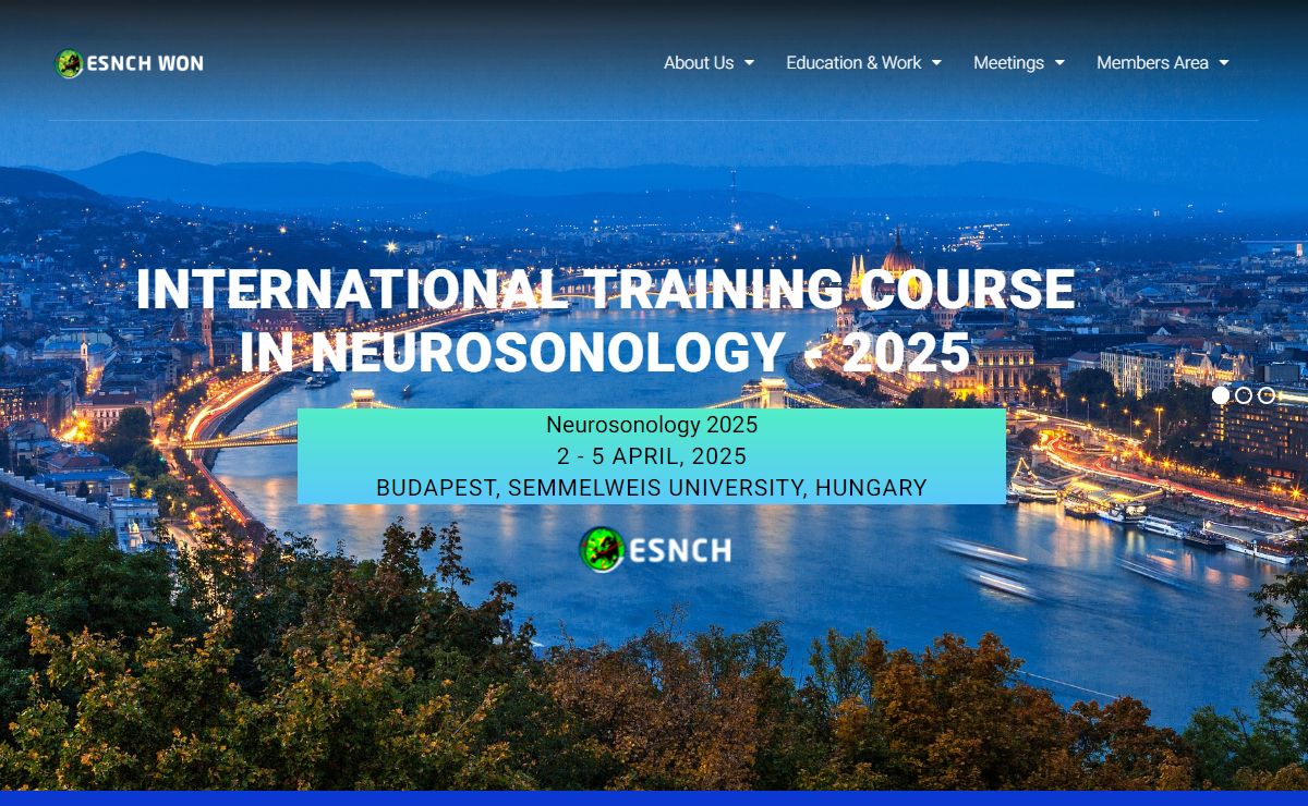 ESNCH – European Society of Neurosonology and Cerebral Hemodynamics