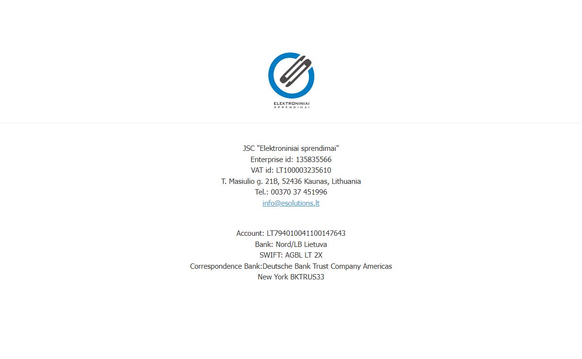 eSolutions - Lithuania