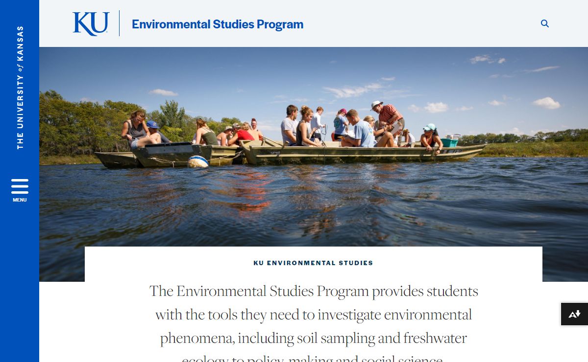 Welcome to KU Environmental Studies | Environmental Studies Program