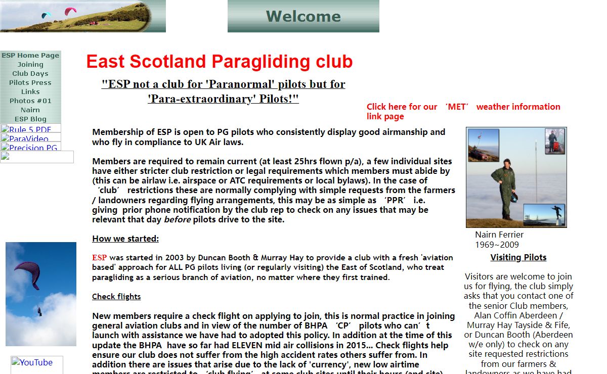 East Scotland Paragliding Club