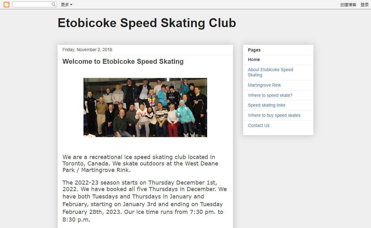 Etobicoke Speed Skating Club