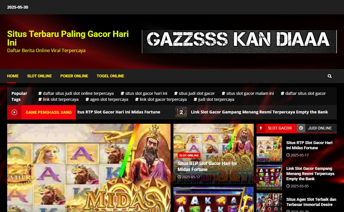 Situs Terbaru Paling Gacor Hari Ini - Daftar Berita Online Viral Terpercaya