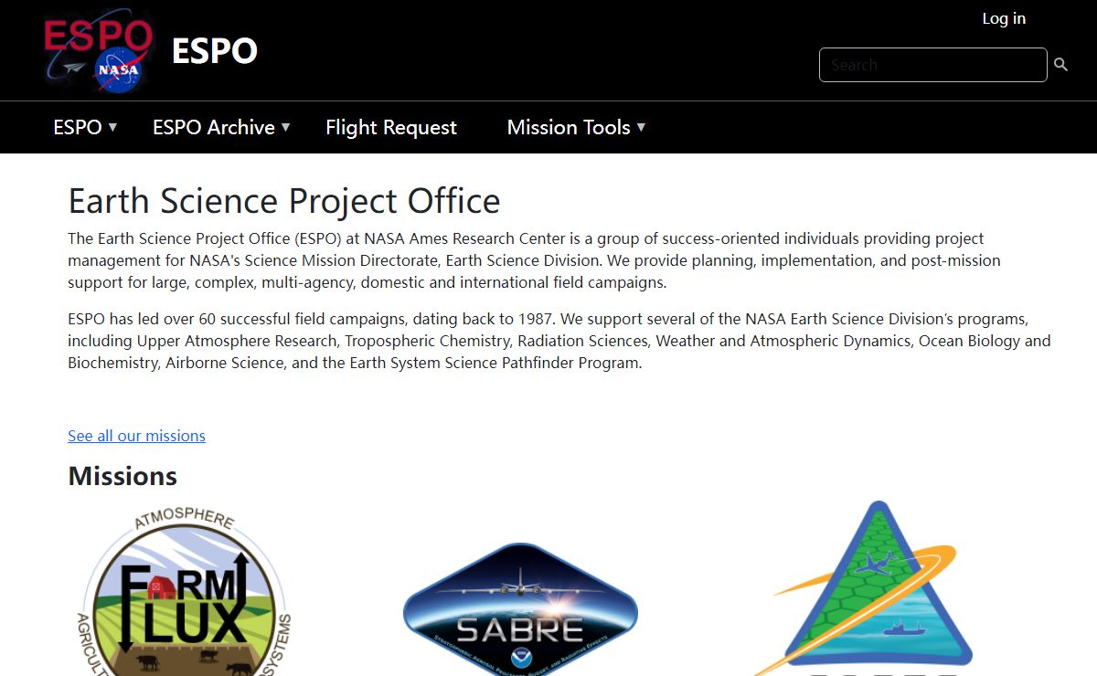 Earth Science Project Office | ESPO