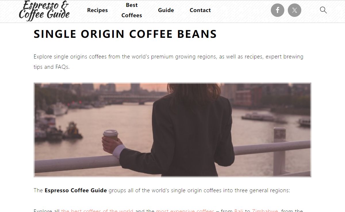 Single Origin Coffee Beans - Espresso & Coffee Guide
