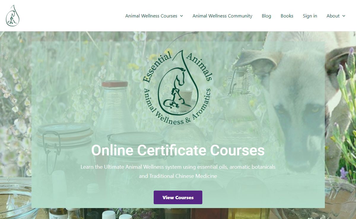 Essential Oils & Natural Medicine For Animals Online Courses | Essential Animals
