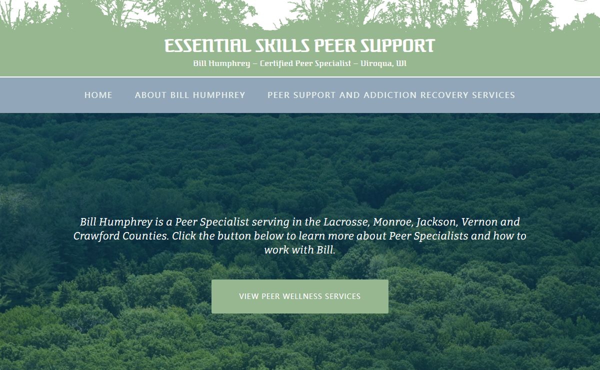 Bill Humphrey - Certified Peer Specialist - Viroqua, WI