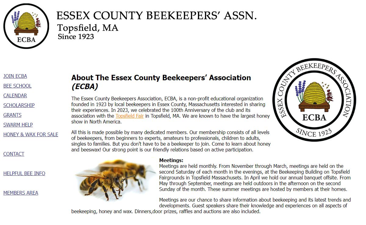 ECBA: Essex County Bee Assoc.