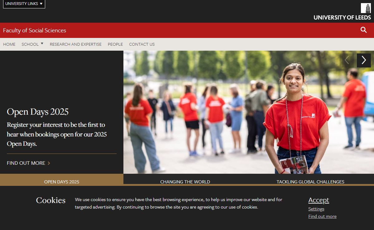 Faculty of Social Sciences - Site Homepage | Faculty of Social Sciences | University of Leeds